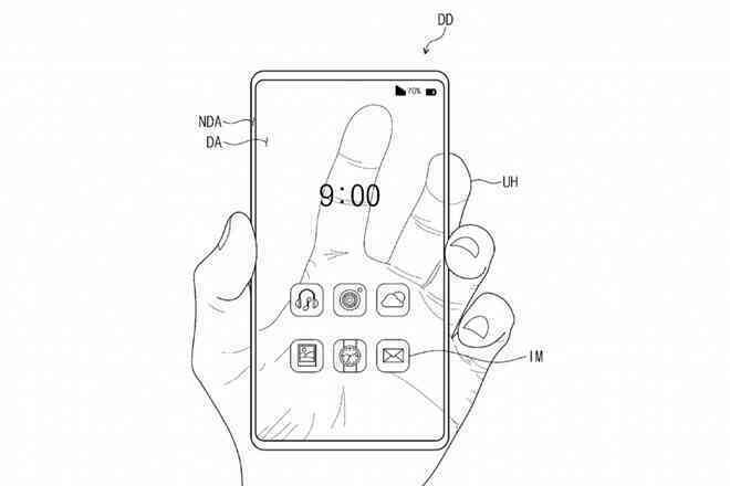 Ý tưởng điện thoại trong suốt của Samsung