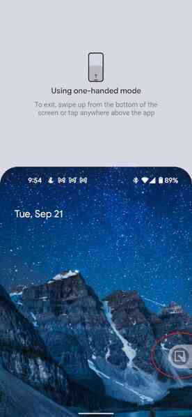 Cách sử dụng một tay trên Android 12