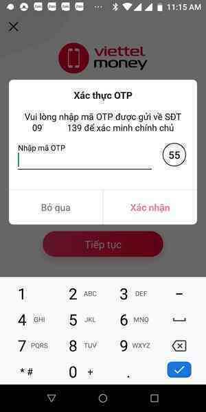 Hướng dẫn đăng ký Mobile Money của Viettel