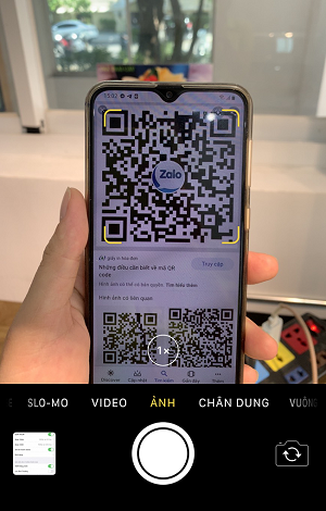 Cách quét mã QR trên iPhone