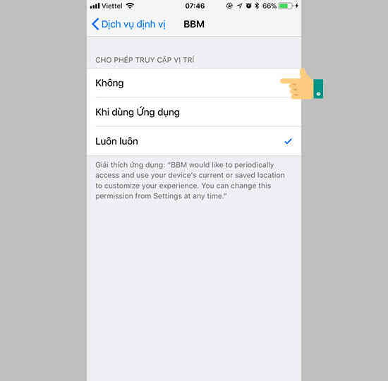 Hướng dẫn tắt định vị trên iPhone