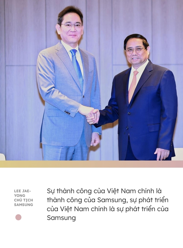 Chủ tịch Samsung Lee Jae-yong: "Sự thành công của Việt Nam chính là thành công của Samsung"