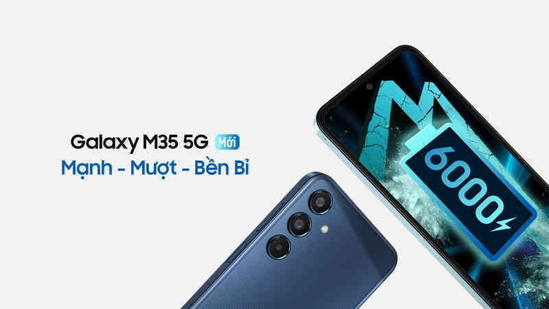 Samsung ra mắt bộ đôi Galaxy M35 5G và M55 5G