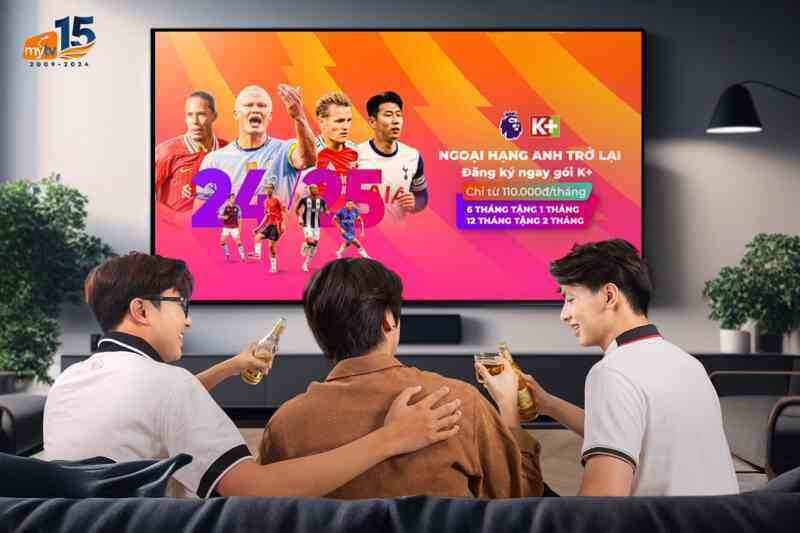 MyTV ưu đãi gói K+ đón mùa bóng Ngoại hạng Anh