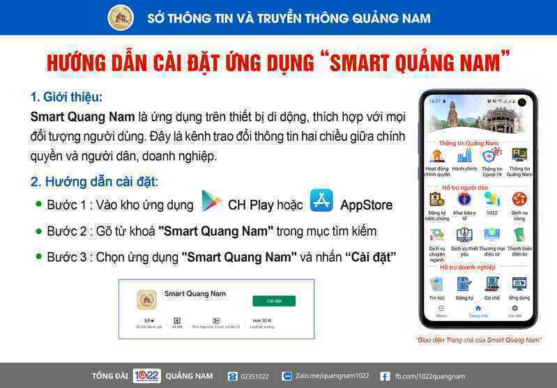 Quảng Nam ứng dụng Smart và Egov trong quản lý, kết nối người dân, doanh nghiệp