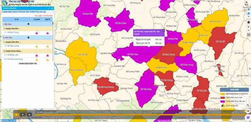 Hướng dẫn cập nhật liên tục thông tin cảnh báo thiên tai trên toàn quốc- Ảnh 5.