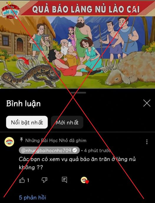 Kênh Youtube gây phẫn nộ khi "câu view" với tiêu đề sai sự thật từ nỗi đau của làng Nủ